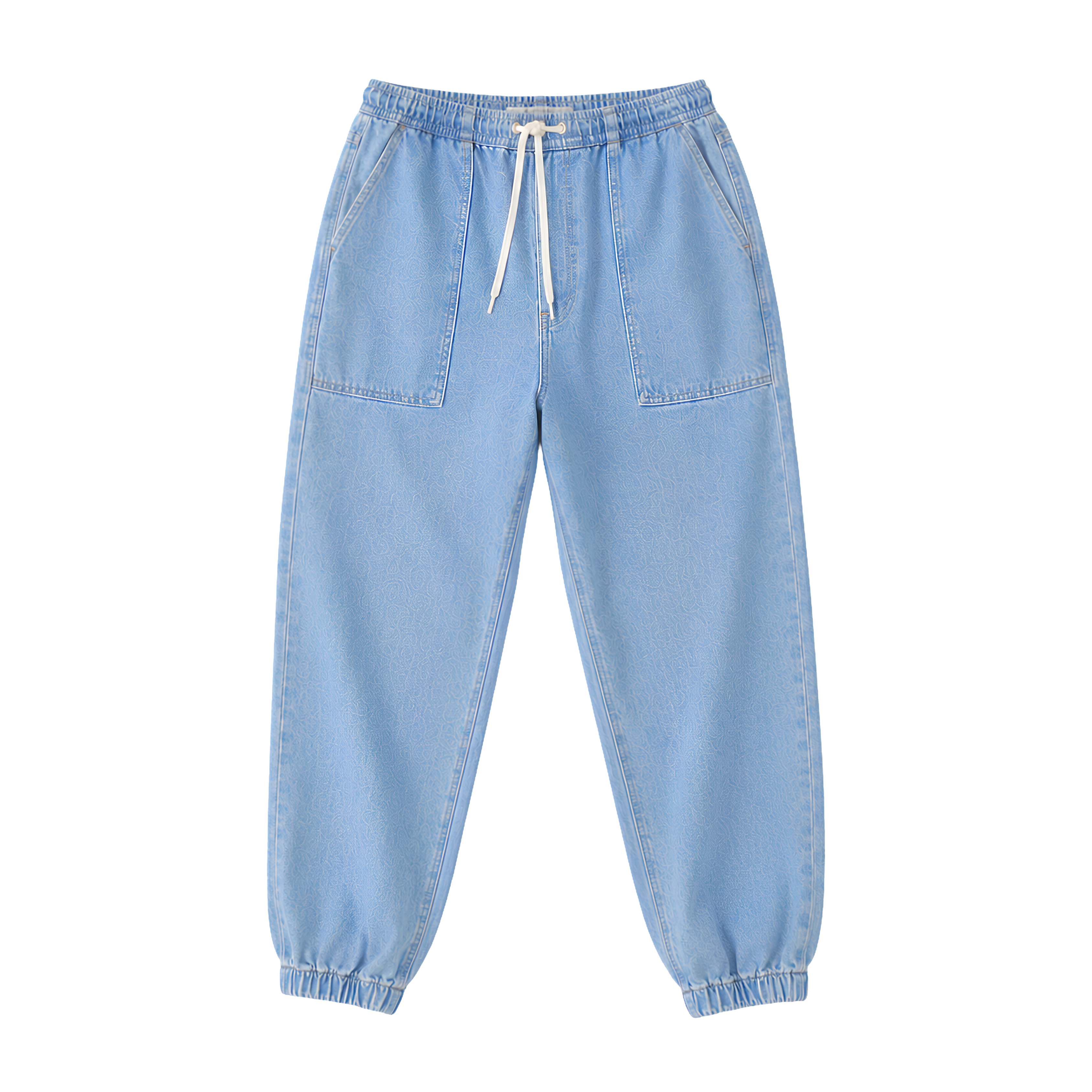 Denim Jogger Pants