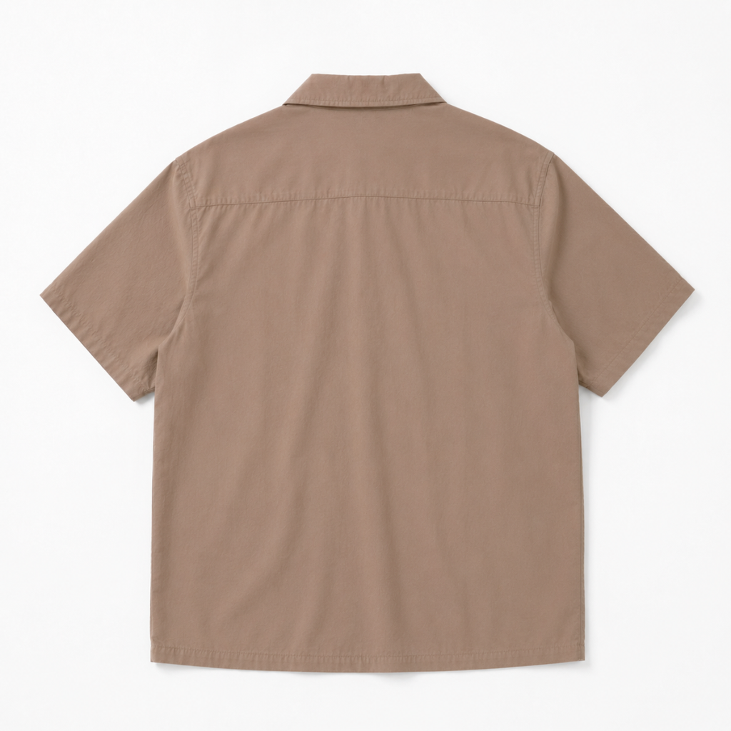 Camp Collar Short Sleeve Shirt