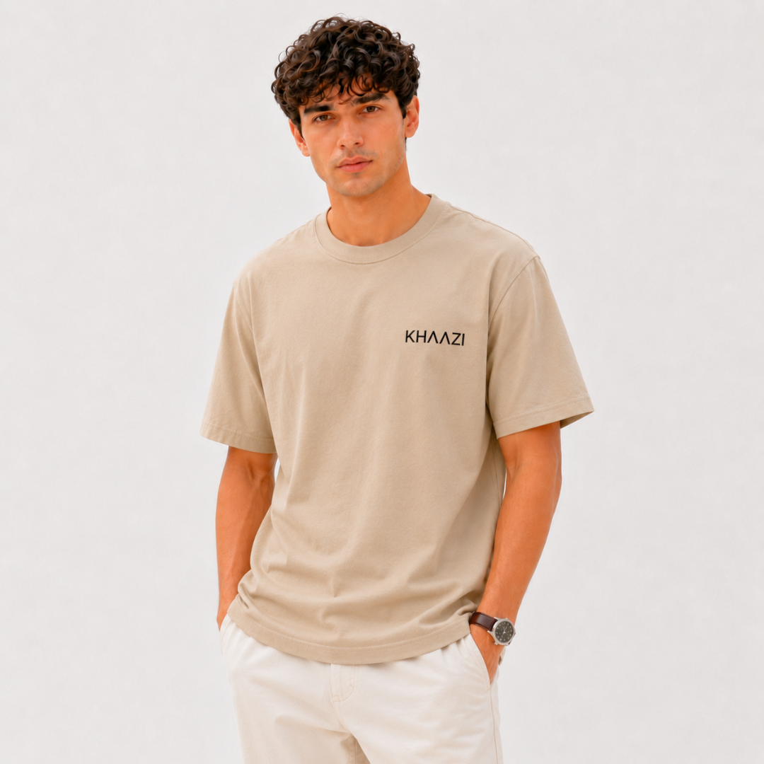 Khaazi Beige T-Shirt