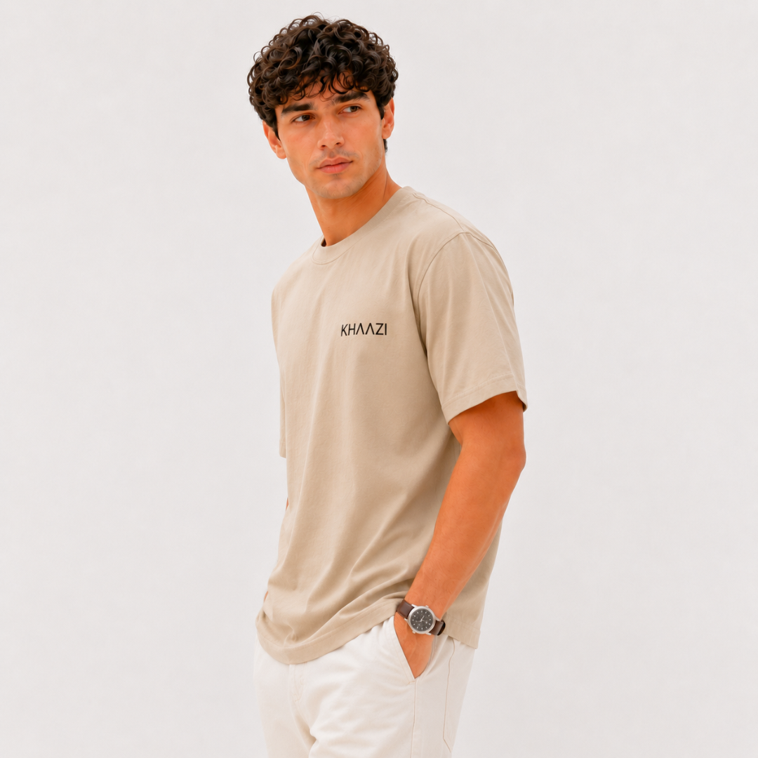 Khaazi Beige T-Shirt
