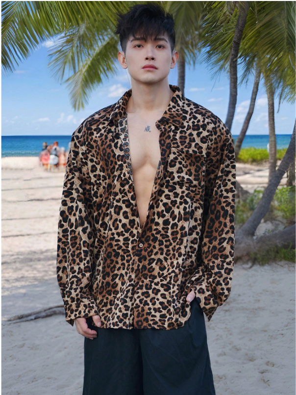 Men’s leopard print long sleeve shirt for winter fashion
Stylish winter animal print shirt for men
Men’s oversized leopard shirt for cold weather outfits
Trendy winter streetwear shirt with leopard pattern
Warm men’s casual shirt with bold animal print
Winter layering shirt for men in leopard design
Leopard print button-down shirt for men winter 2025
Men’s winter fashion top with animal pattern
Cozy and stylish men’s leopard shirt for winter outfits
Winter party wear men’s shirt with leopard print design
